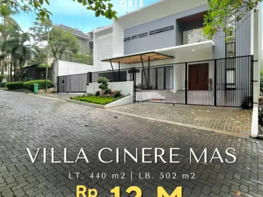 Rumah Baru  Fully Furnished Swimming Pool di Villa Cinere Mas