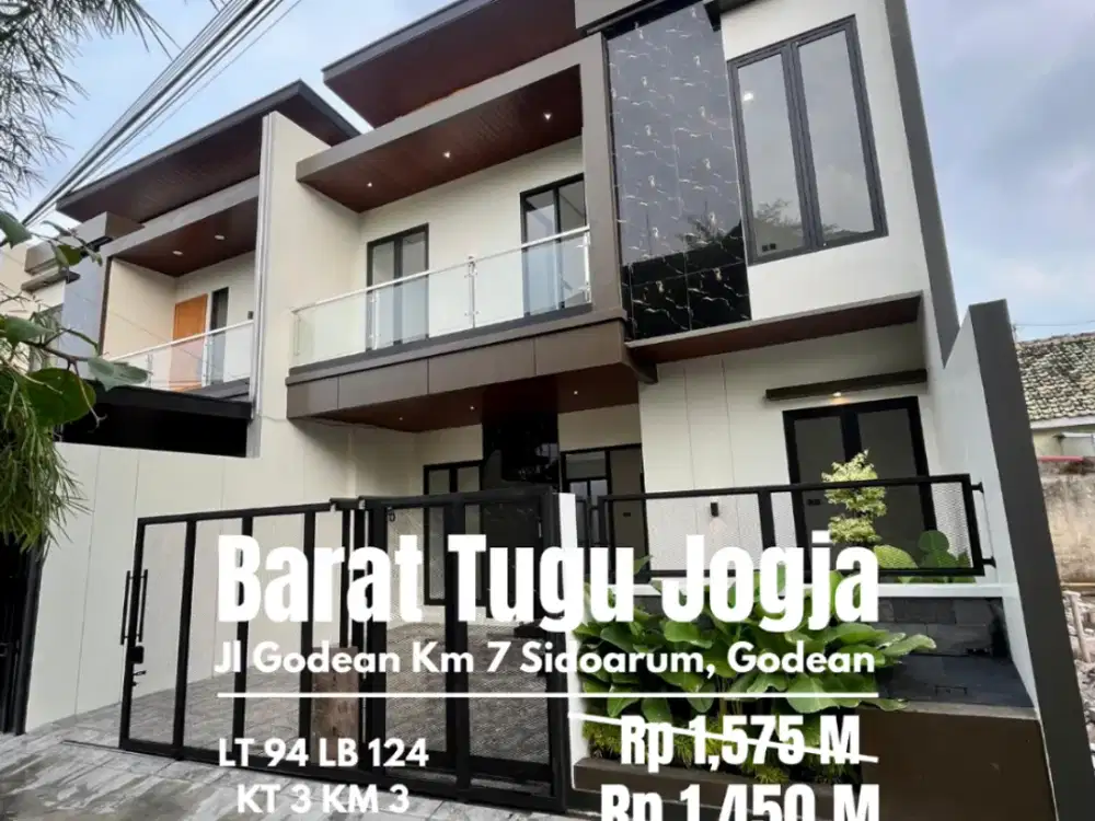 Rumah baru perumahan sidoarum jl godean km 7