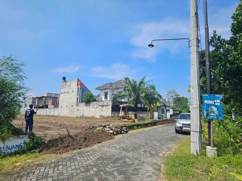 tanah  murah 3 menit RS Medika Respati Yogyakarta area perumahan Ahnaf