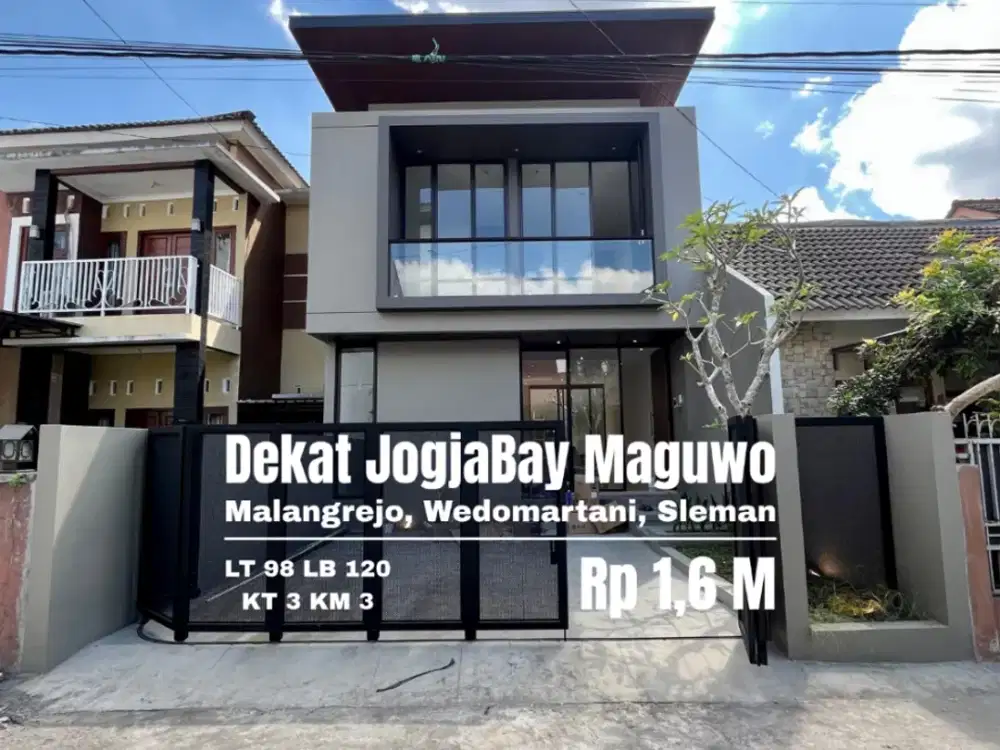 Rumah baru full furnished dekat jogjabay Malangrejo maguwo