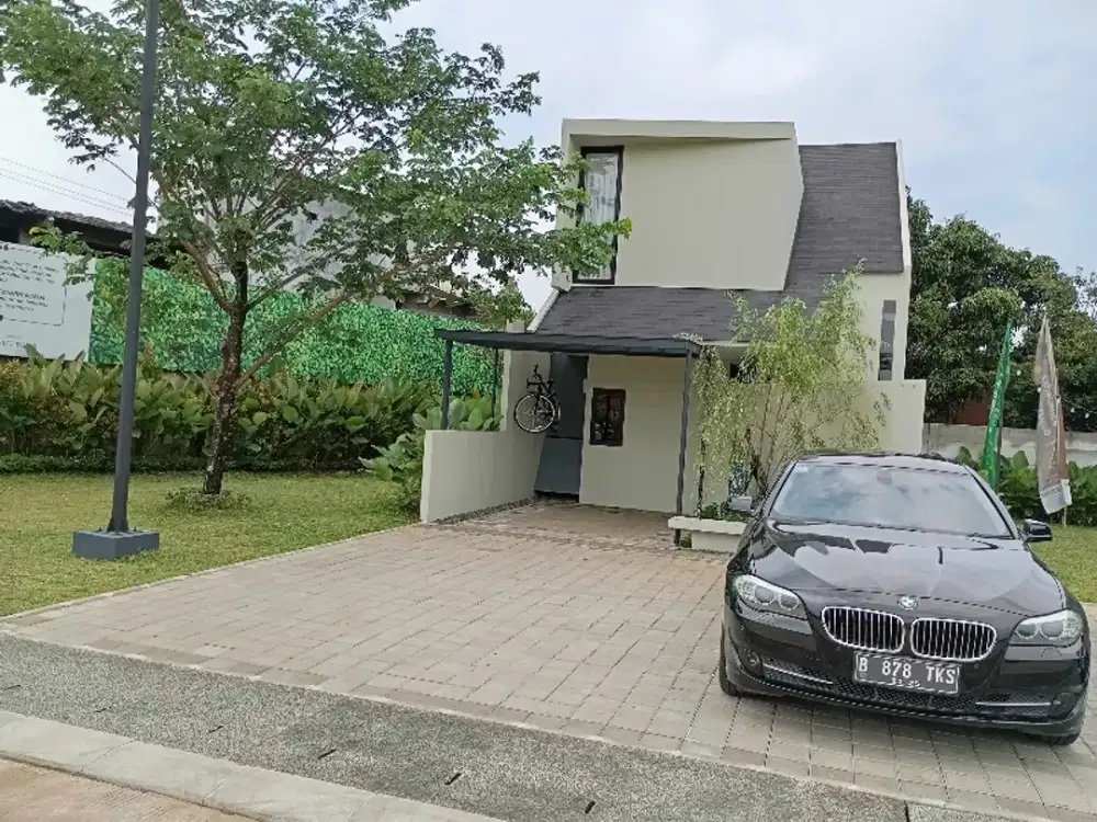 Miliki Rumah Modern, nuansa Resort dekat danau di Bogor