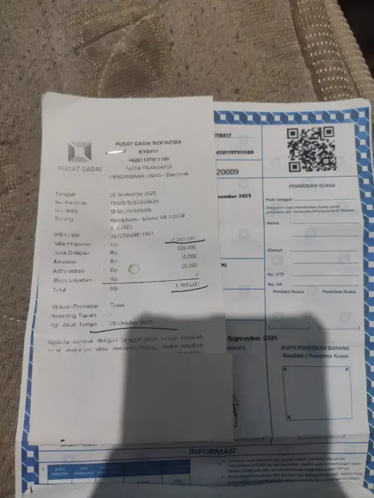 Iphone xr 128gb inter