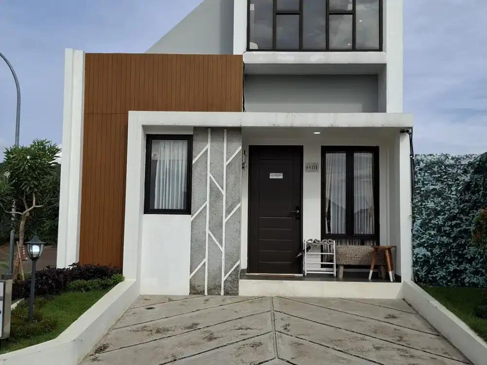 rumah asri siap huni di kawasan stadion pakansari pemda cibinong