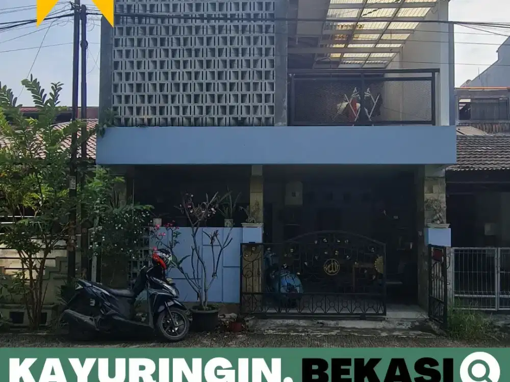 Rumah dijual Murah 2 Lantai, Kayuringin, Bekasi 8 menit Tol Barat, SHM