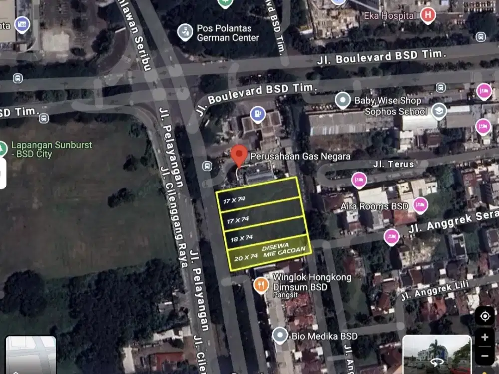 Dijual Tanah BSD Lokasi Strategis