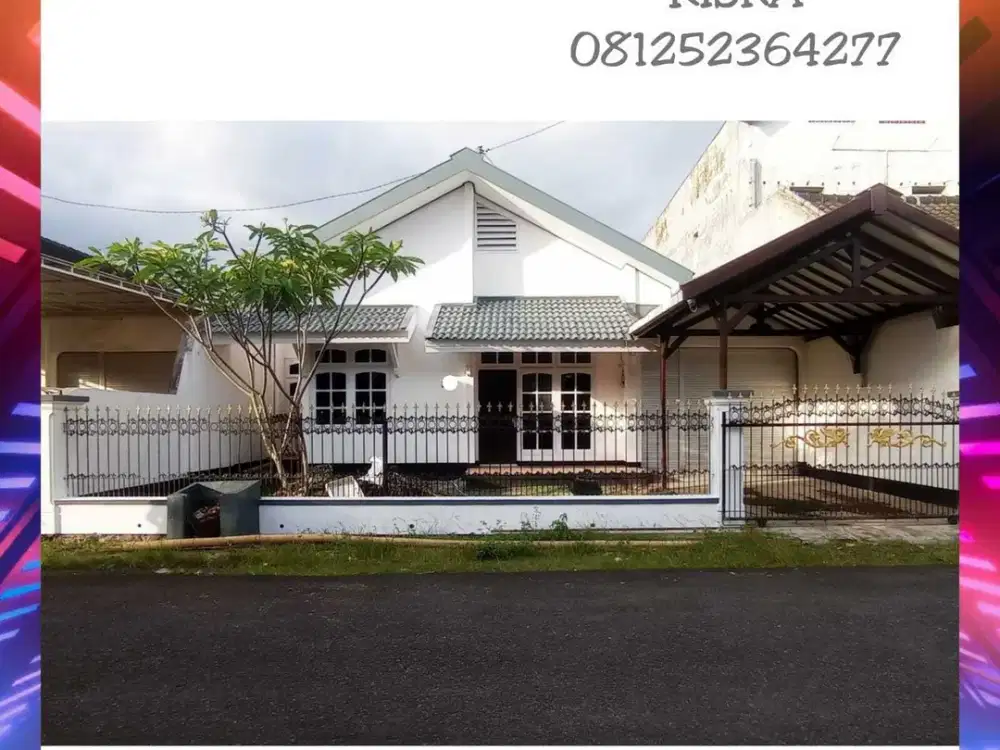 Kontrakan Rumah Besar Terawat Cocok untuk Kantor/Hunian. Siap Huni.