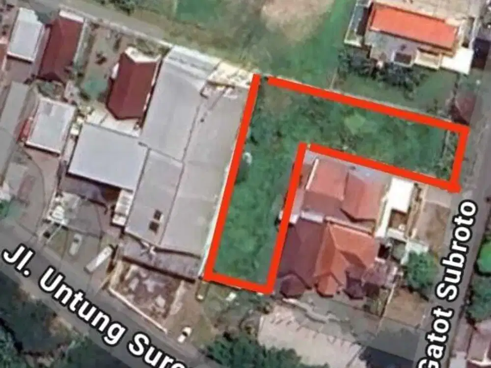 Tanah Hadap 2 Jalan Jl Untung Suropati & Jl Gatot Subroto Semarang