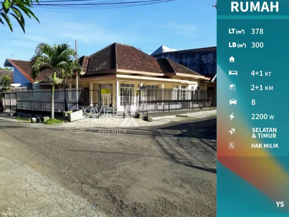 Dijual Rumah Besar  Tengah Kota Di Jalan Buah-Buahan Malang