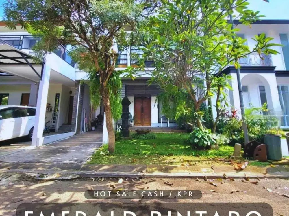 Dijual rumah 2 lantai area premium Emerald district Bintaro Jaya