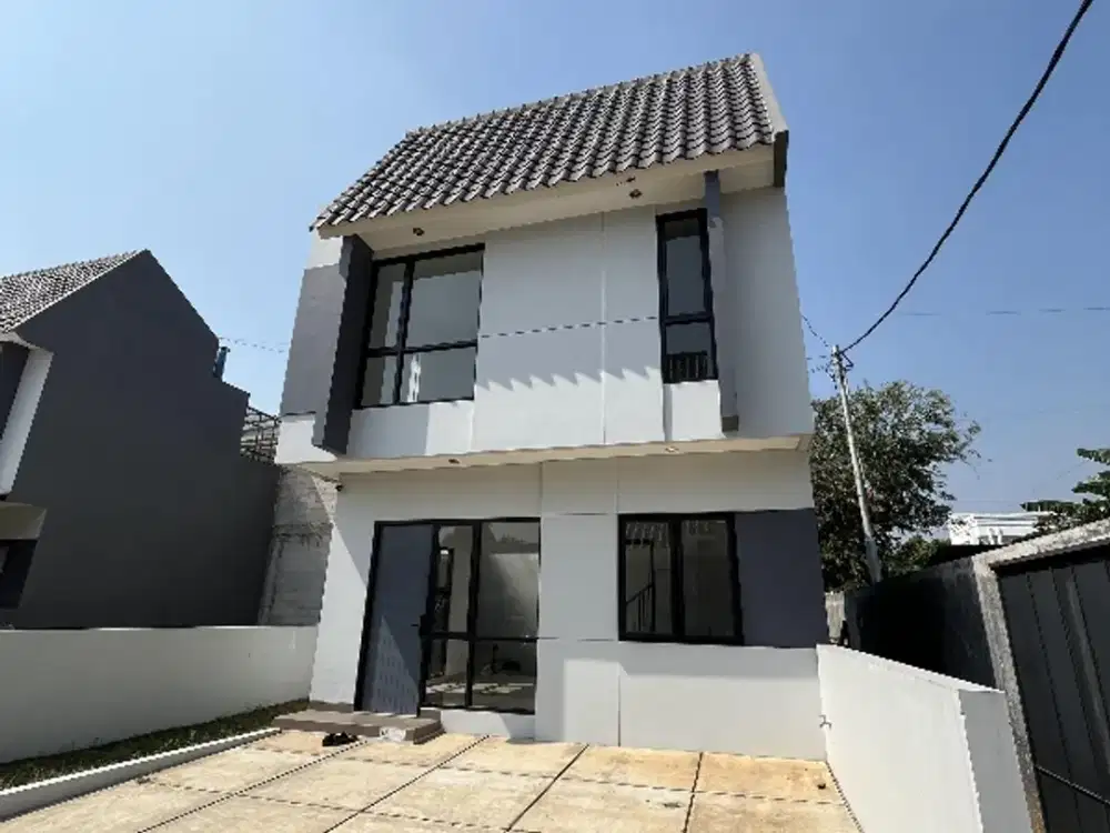 RUMAH MEWAH 2 LANTAI TERMURAH! DEKAT PS KRANGGAN BEBAS BANJIR