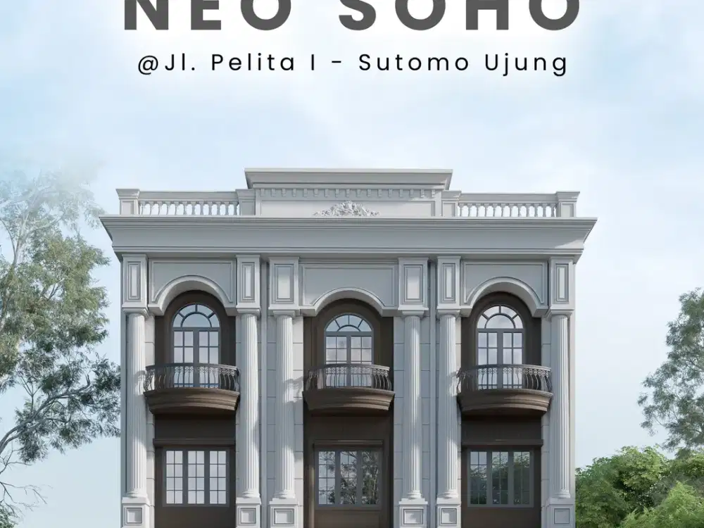 Ruko Neo Soho Kawasan Bisnis Jalan Pelita I Daerah Sutomo Ujung