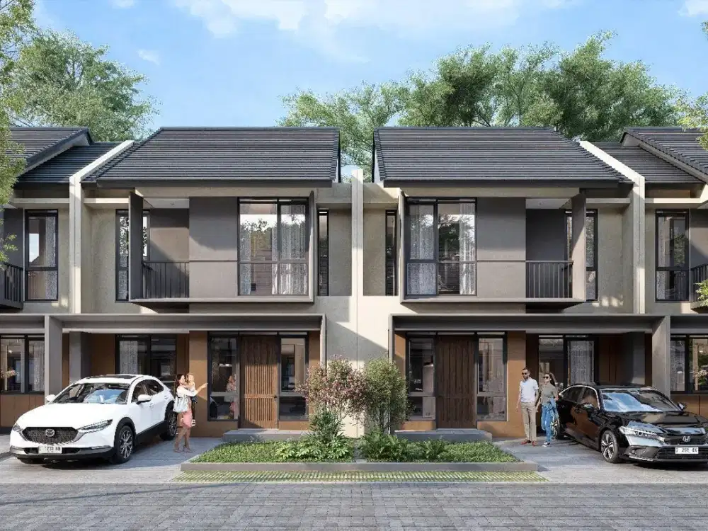Rumah 2 Lantai Modorn Di Tengah Kota Cimahi - harga 900 Jtan