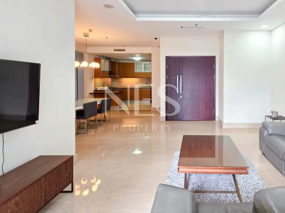 Capital Residence SCBD 3 BR , bagus, fully furnished, tengah kota