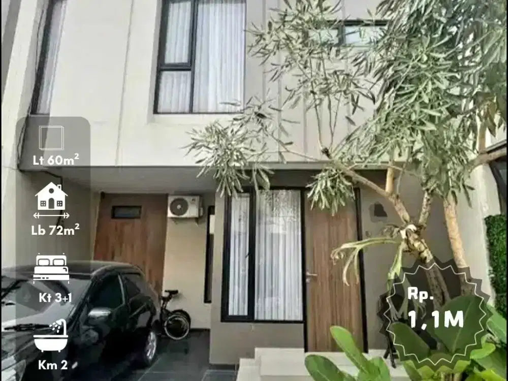 Dijual Rumah Dalam Cluster Pamulang, Full Furnish Siap Huni