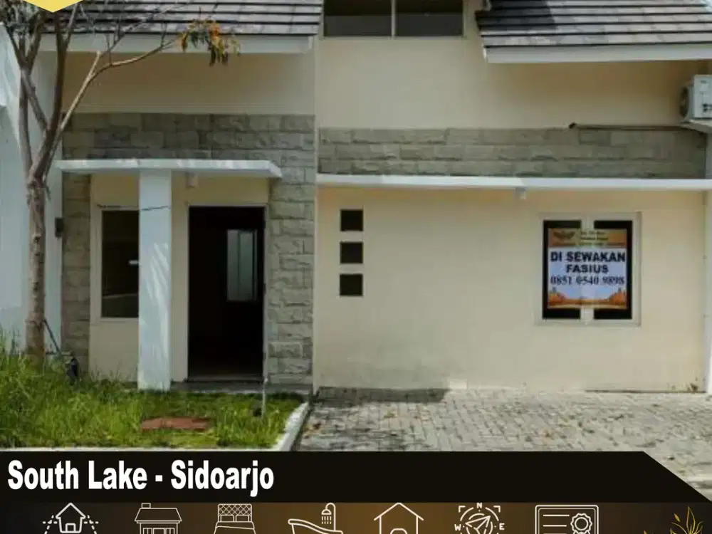 Disewakan Rumah South Lake Sidoarjo
