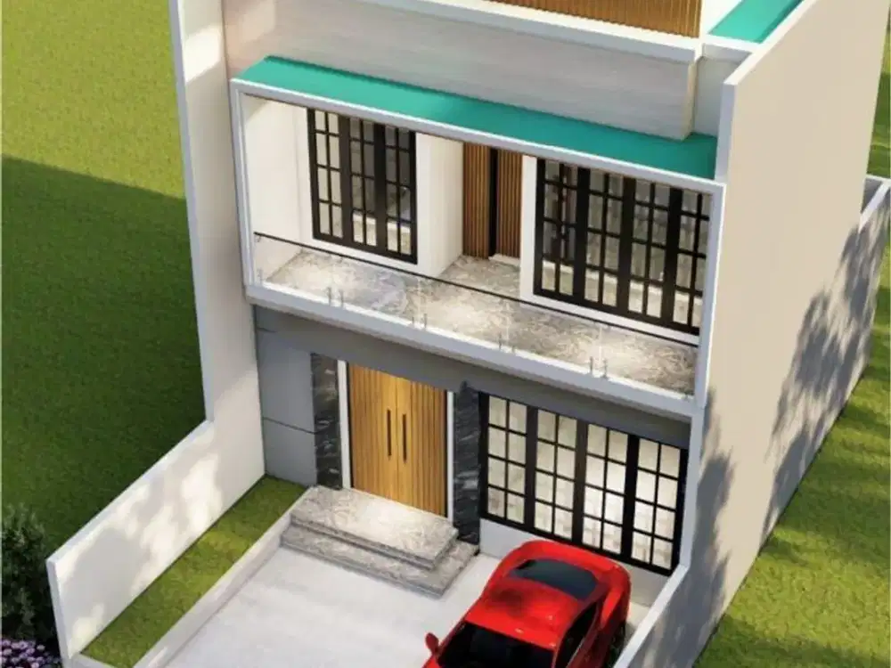 Rumah Timur Kampus UII Jalan Kaliurang, Siap Bangun 2 Lantai.