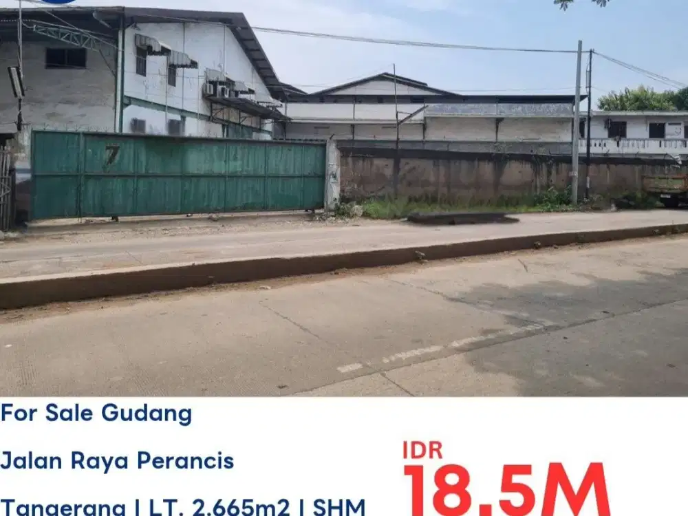 Dijual Gudang  di Kosambi Tangerang
