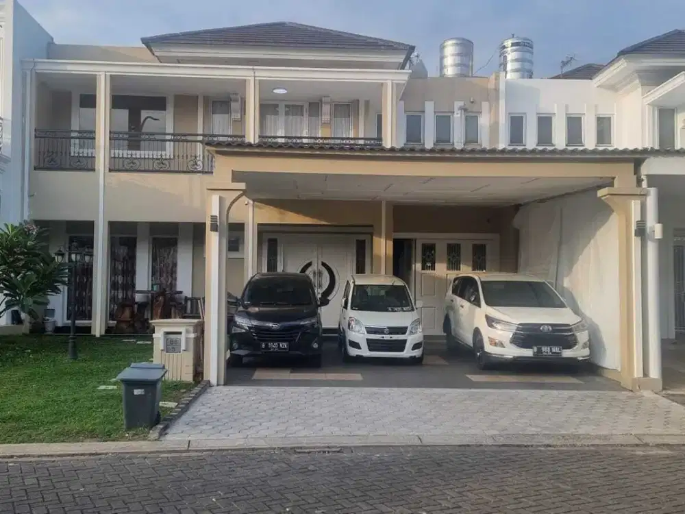 Quick SALE Rumah MEWAH Tanah Luas 300m2 Furnished di De Park BSD City