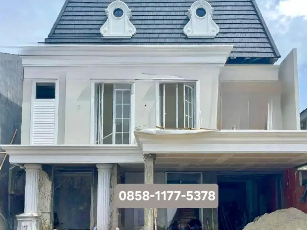 Dijual rumah baru american style di mertilang sektor 9 bintaro