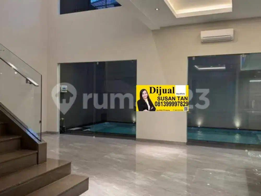 Dijual Rumah BARU PRIVATE Swimming Pool BONUS SEMI Furnish Dian Istana