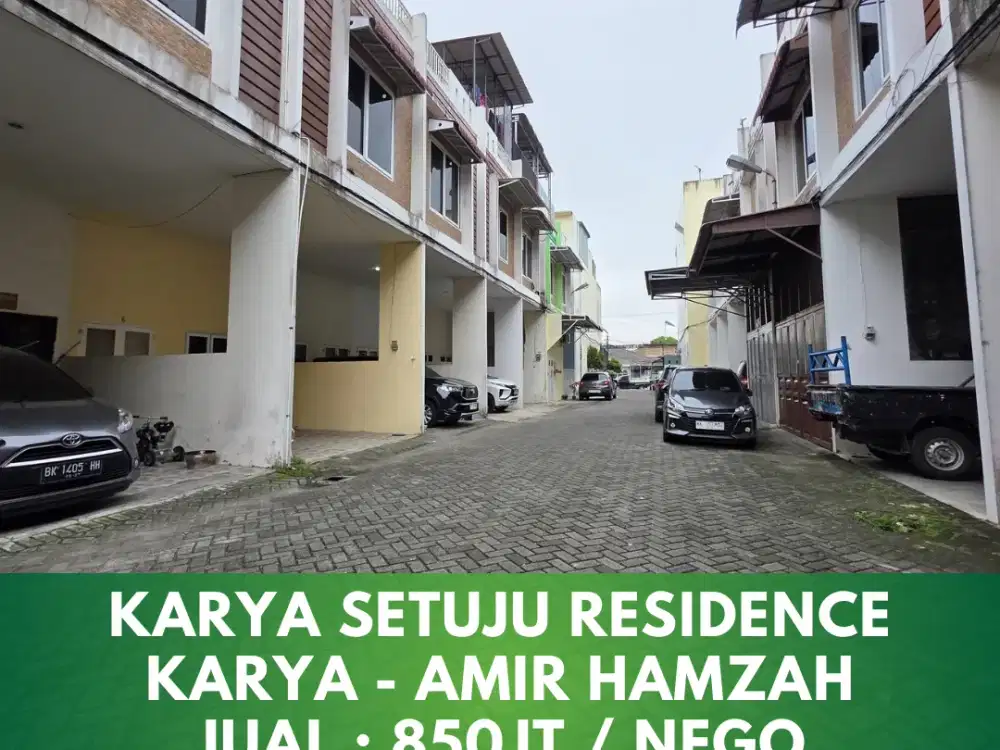 rumah siap huni daerah karya komplek karya setuju kota medan