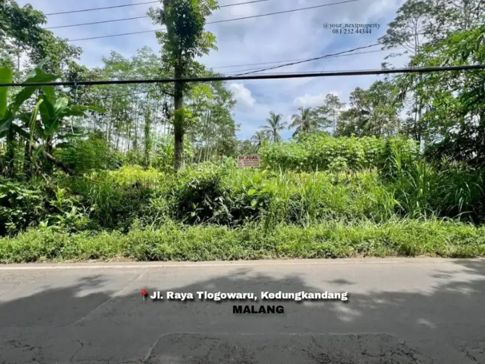 Lahan Luas Strategis Di Jalan Tlogowaru Kedungkandang Malang(OLX324)
