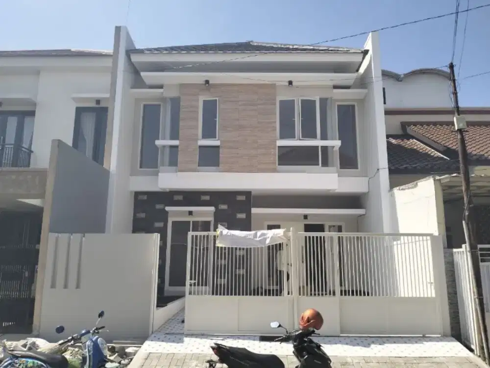 jual rumah baru siap huni lokasi perum puri mas rungkut surabaay