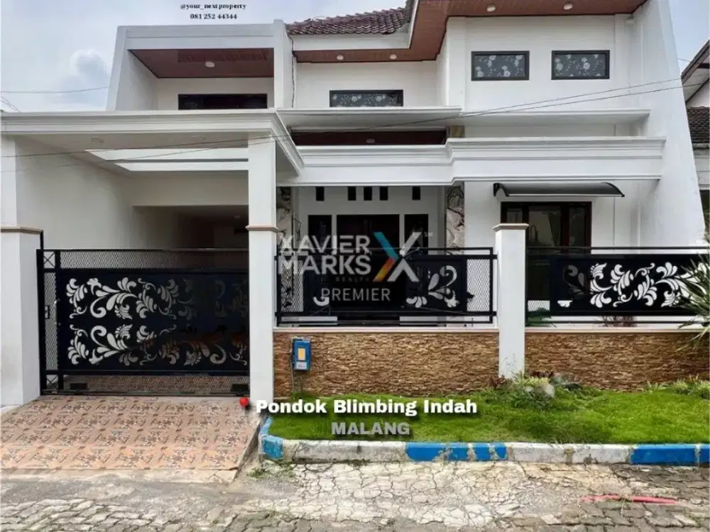 Rumah Modern Minimalis Baru Di Pondok Blimbing Indah Malang(OLX210)