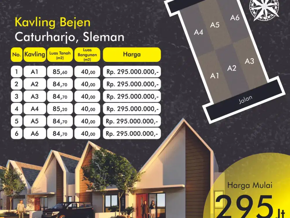 DIJUAL RUMAH DALAM PERUMAHAN DI SLEMAN BANYAK FASILITAS UMUM JK13056