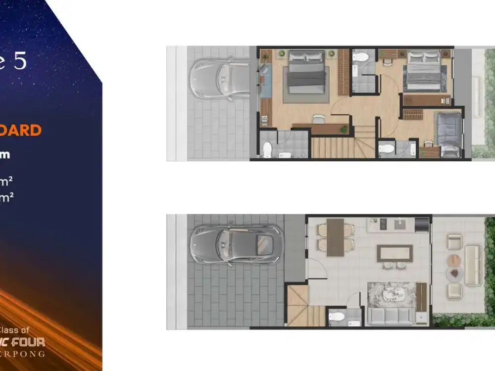 Rumah Minimalis Idaman CENDANA Grand Suites Type 5 Park Serpong