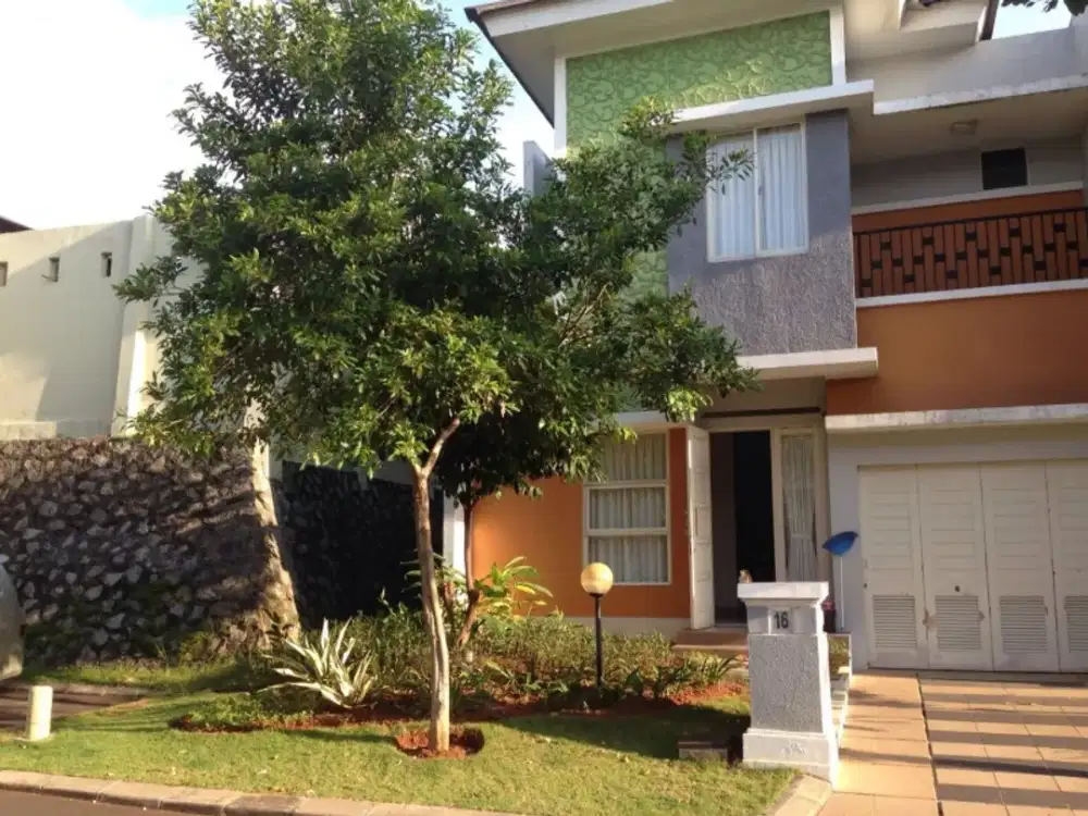 DISEWAKAN RUMAH CLUSTER RUBY PHG GADING SERPONG