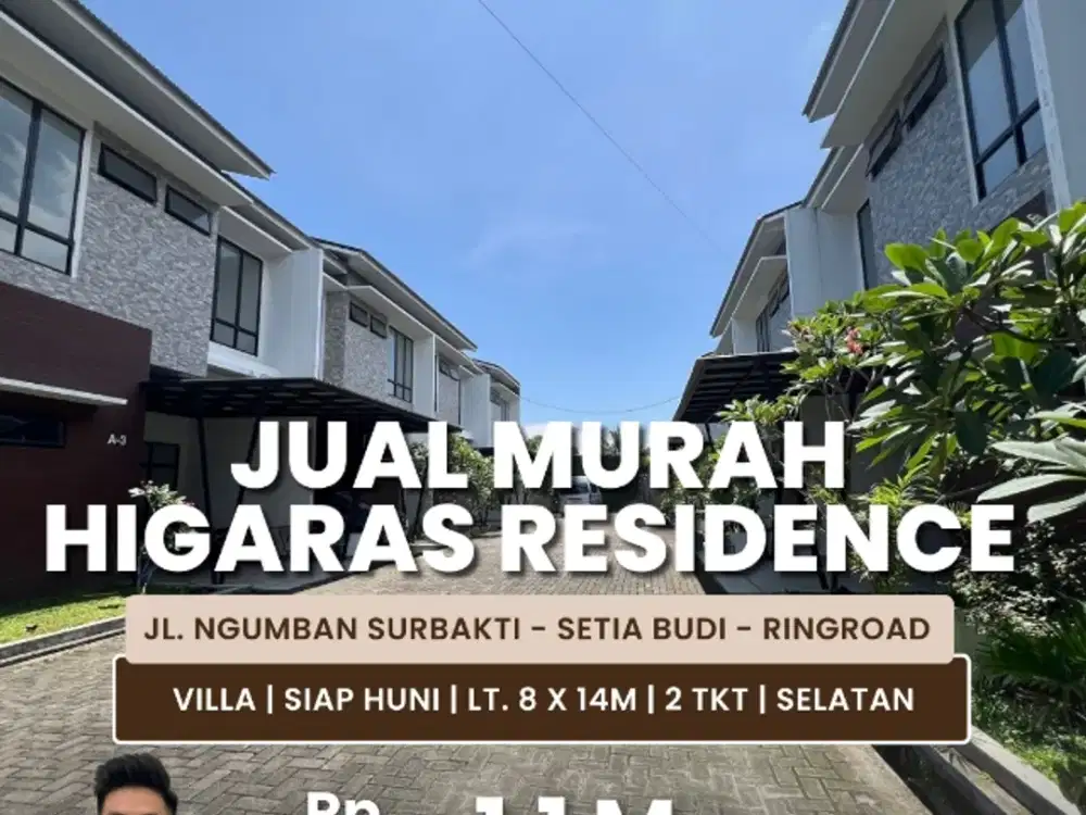 Jual Rumah Tipe Villa Harga Di Bawah Pasaran - Ringroad