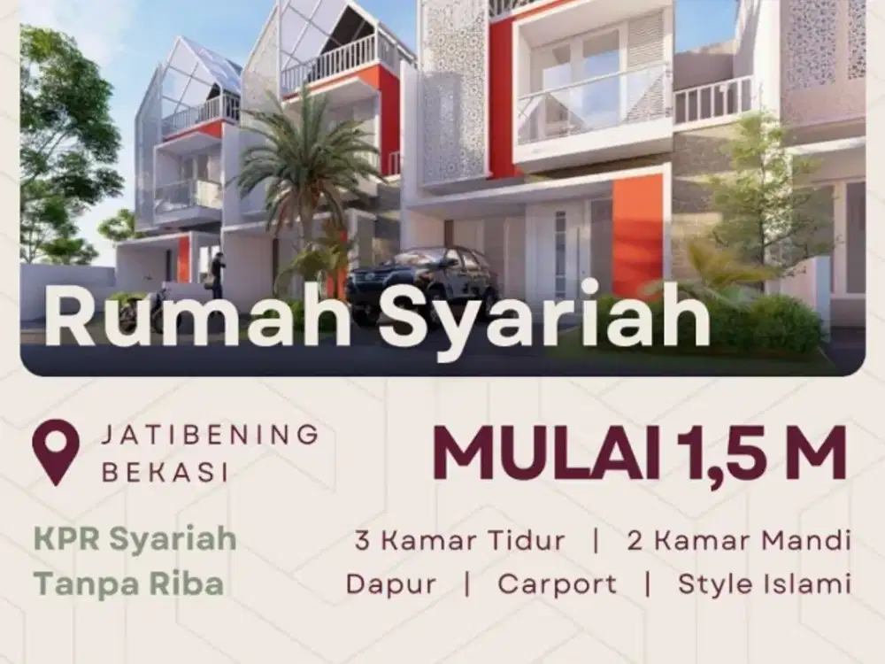 Rumah Siap Huni Di Pondok Gede Jati Bening, Cicil 5 Tahun Tanpa Bunga
