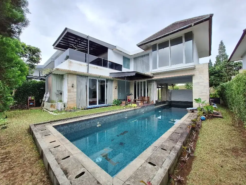 Rumah Mewah Modern Termurah di Cluster Favorite Rancamaya Golf Estate