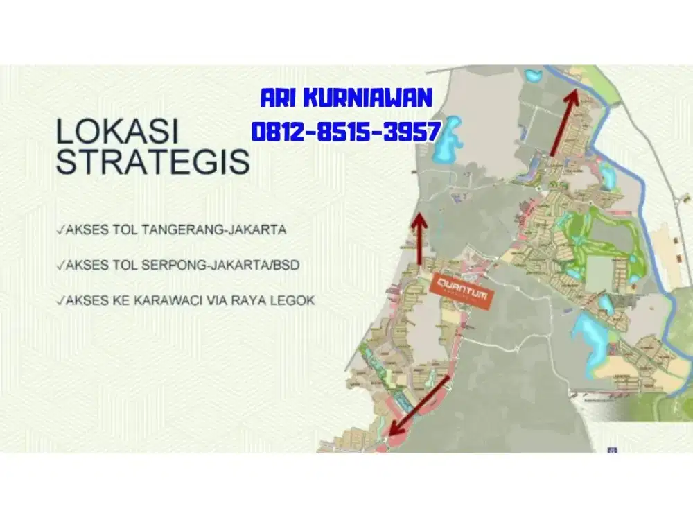 4 LT QUANTUM DIKELILING RATUSAN CLUSTER RUKO DEKAT MALL SMS, BSD CITY