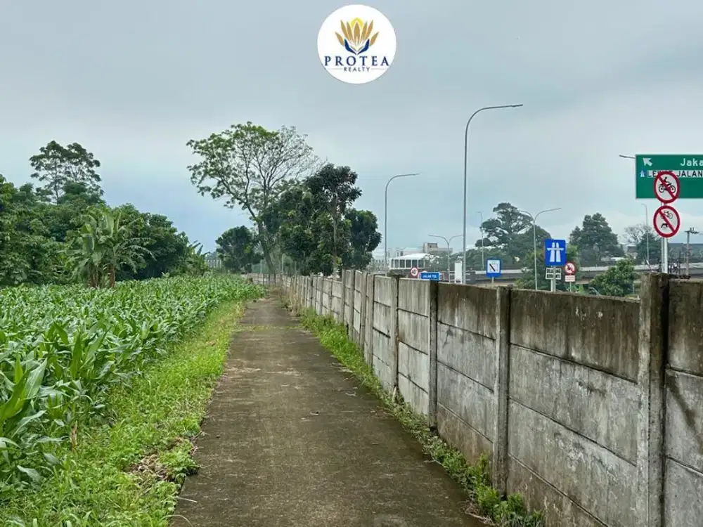 Tanah di Pinggir Jalan Tol Bogor - Ciawi
