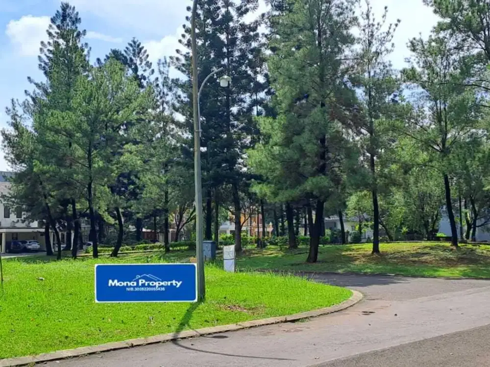 Dijual kavling hoek depan taman di dekat  toll kota wisata  Cibubur