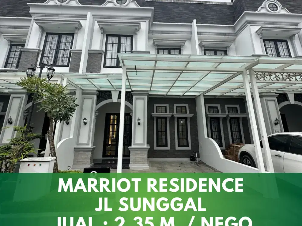 Villa mewah furnish marriot residence daerah sunggal kota medan