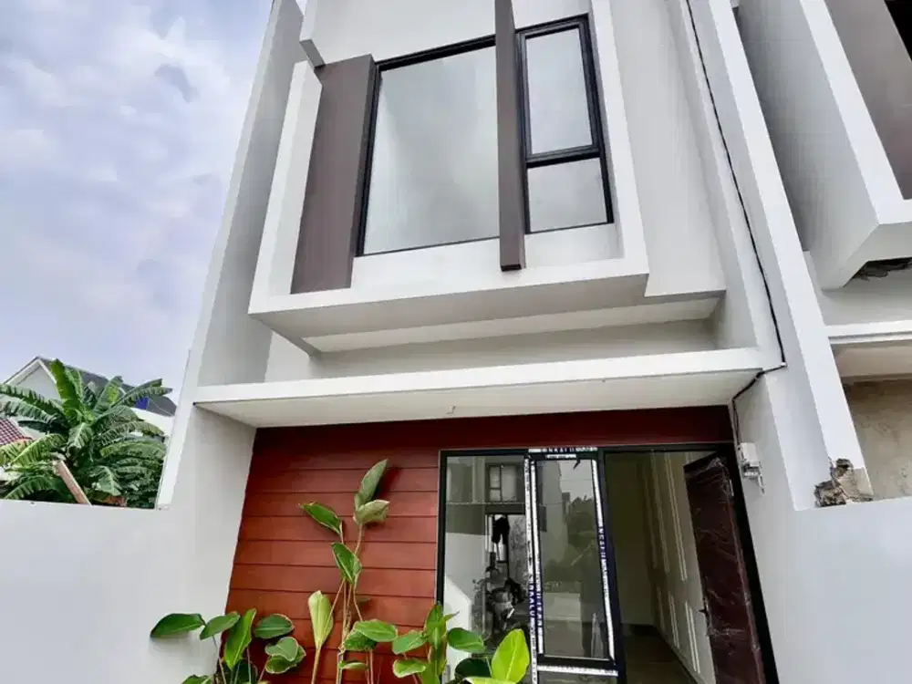 RUMAH JATIASIH 2 LANTAI TANAH TERLUAS VIEW KEBUN BEBAS BANJIR SHM