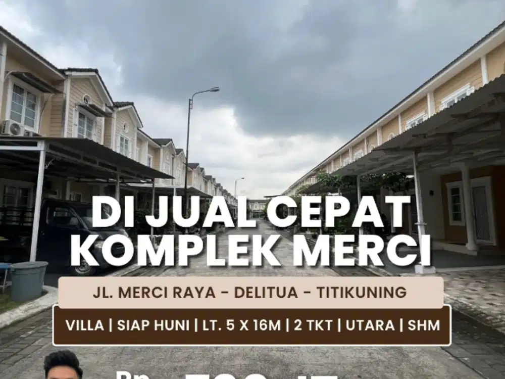 Jual Cepat Rumah Tipe Villa Kondisi Siap Huni Di Merci