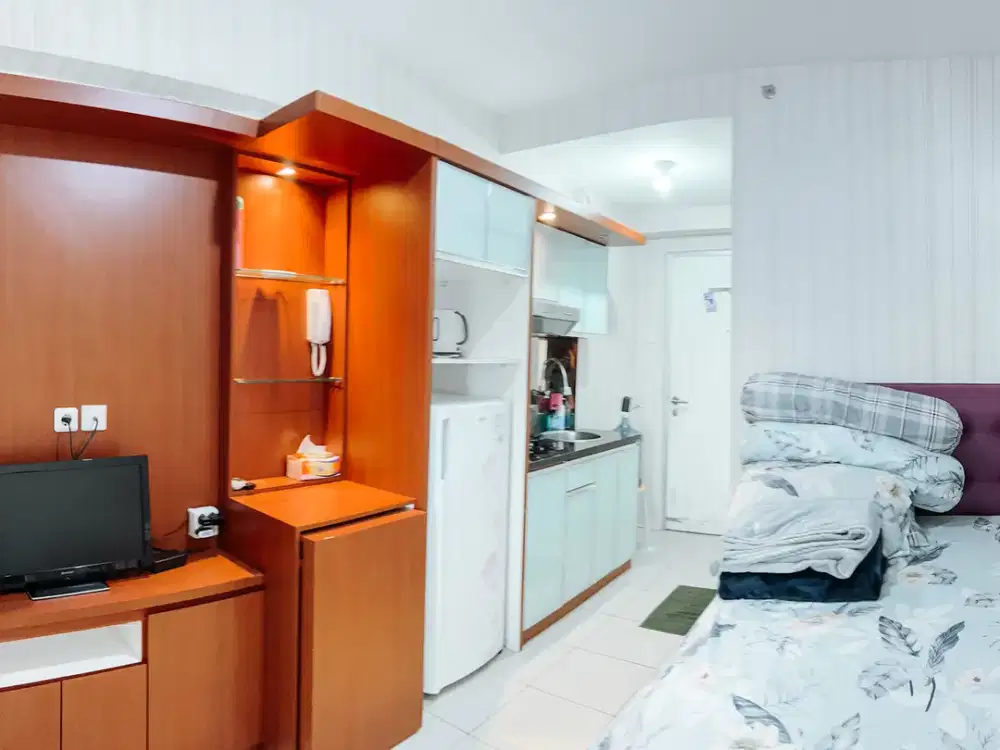 For Rent Apartemen Greenbay Pluit Studio Furnish, View Laut!