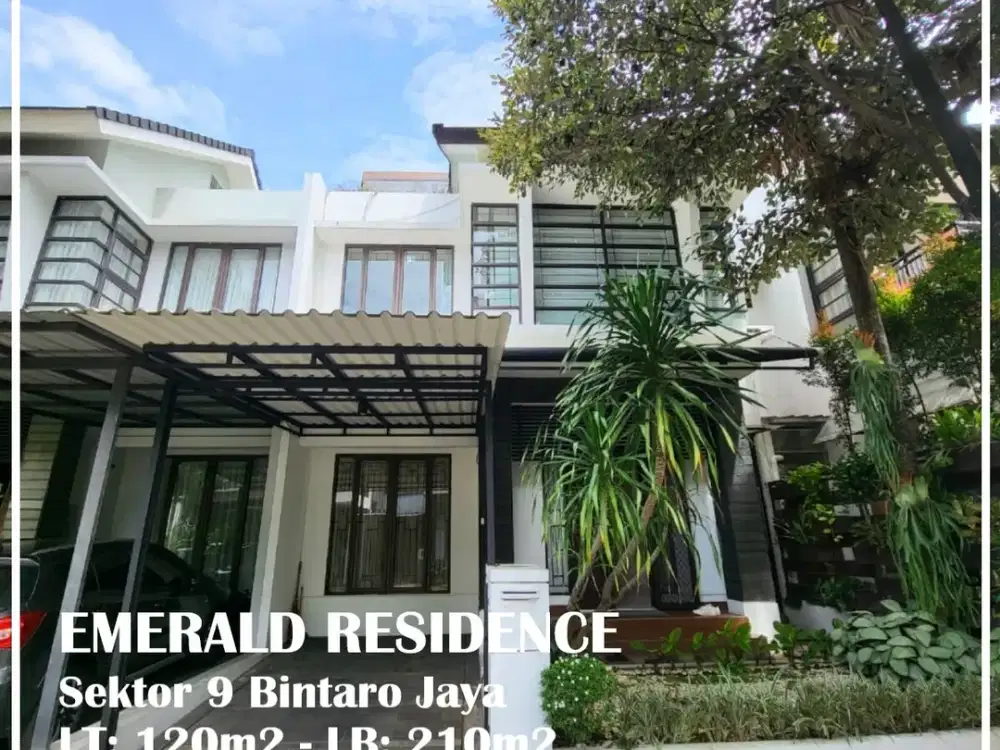 Rumah Cantik 2 Lantai di Sektor 9 Bintaro Jaya Siap Huni -15042