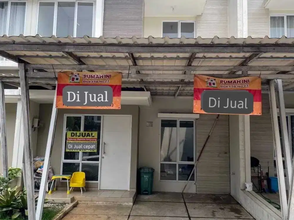 Rumah Asri 2 Lantai Cluster Perum Paradise Serpong City