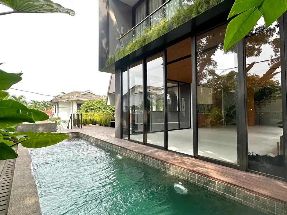 Rumah modern tropis di kemang Jakarta Selatan