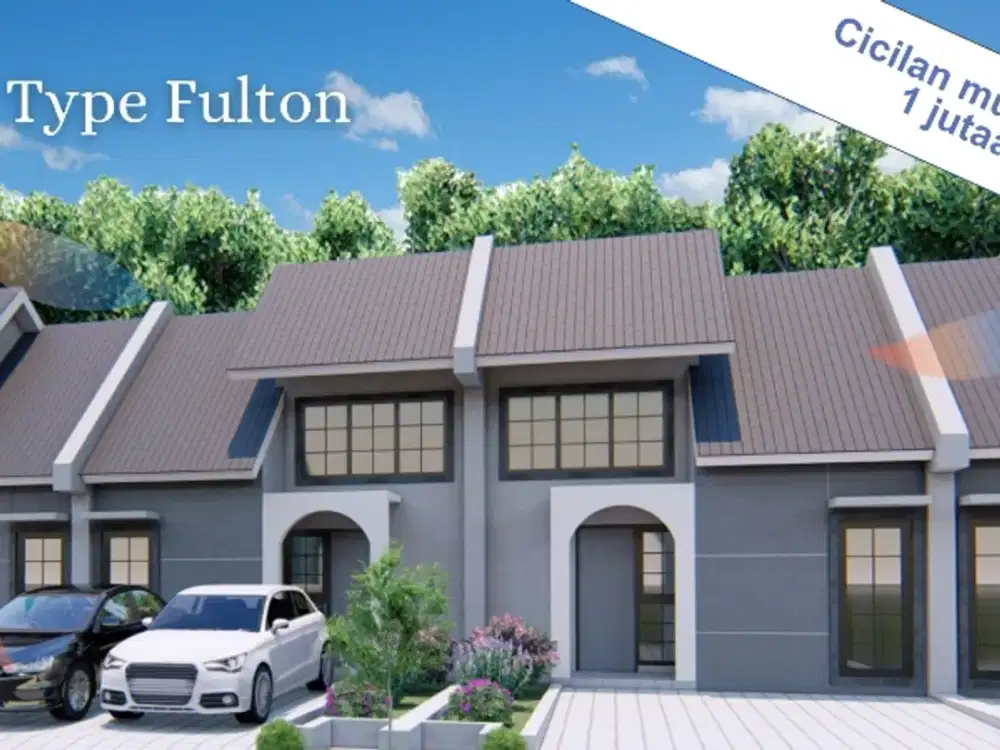 Rumah Double Carport Type Fulton cluster Kensington di Anvaya Juanda