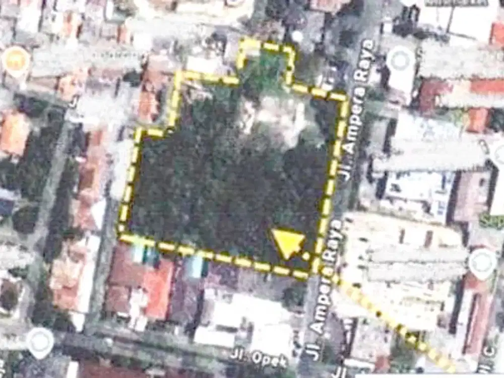 Dijual Tanah Komersil di Ampera Raya jakarta Selatan