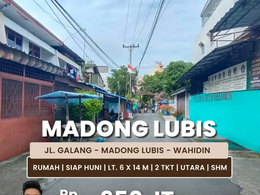 Jual Rumah Kondisi Siap Huni 2 Tingkat Daerah Madong Lubis