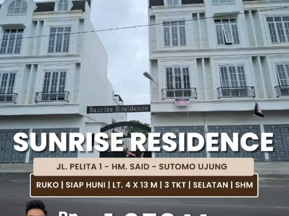 Jual Ruko Kondisi Siap Huni Cocok Buka Usaha Daerah Sutomo Ujung