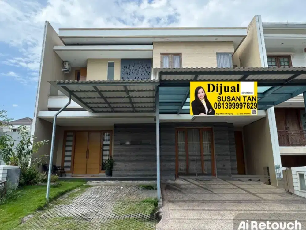 JUAL RUMAH MINIMALIS MODERN PAKUWON INDAH SURABAYA
