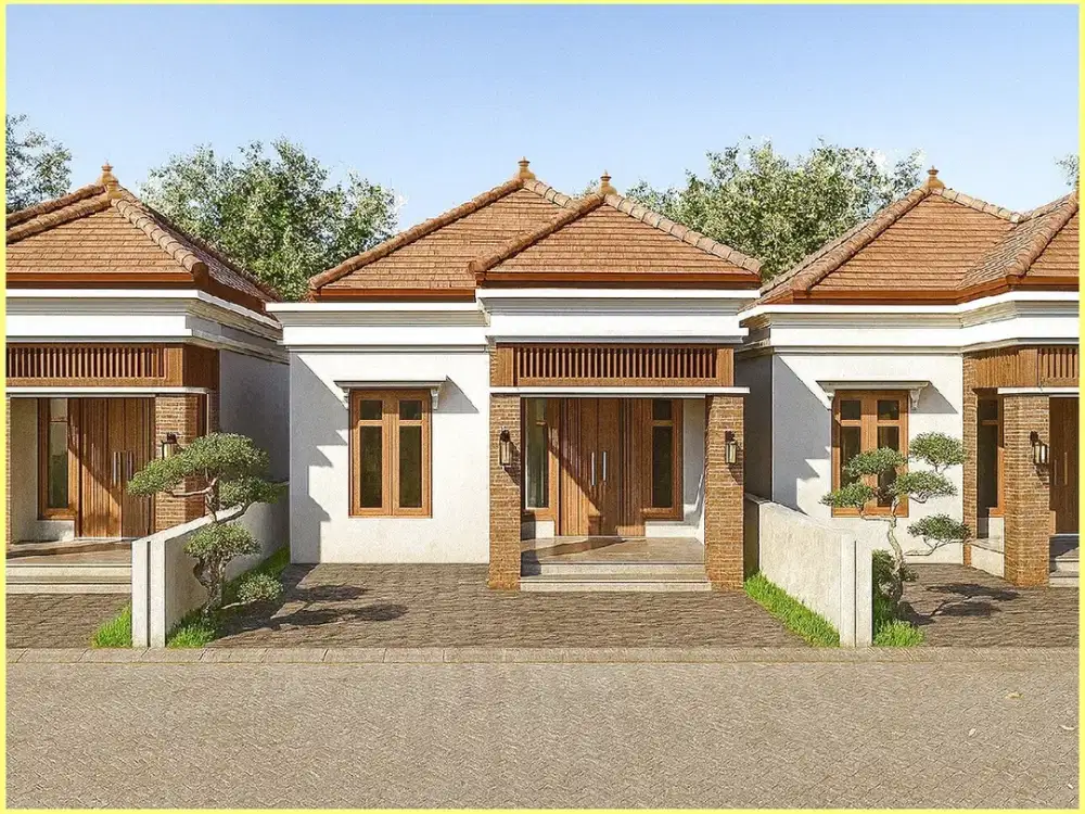Dekat Ringroad Selatan, Dijual Rumah Bantul Model Bali Style